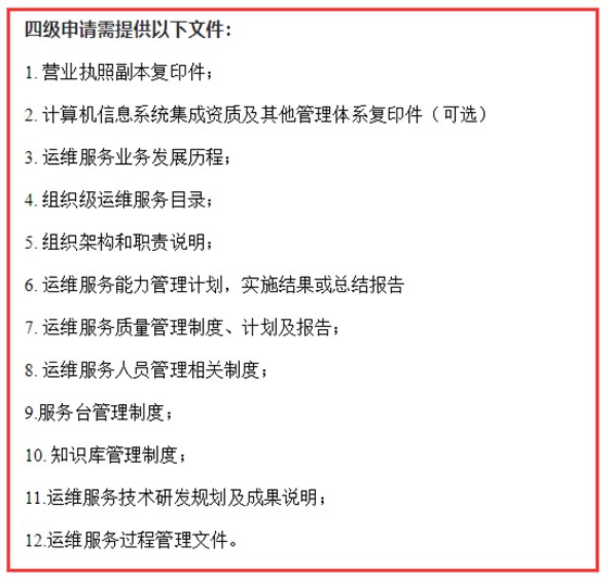 深圳企業(yè)做ITSS認(rèn)證需提供這12項(xiàng)資料，否則不予通過！