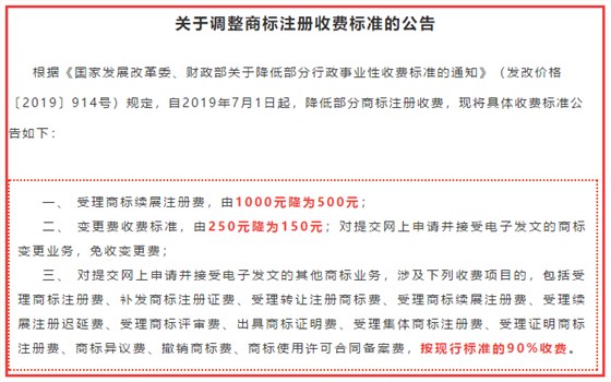 注冊商標成本更低了，你知道嗎？