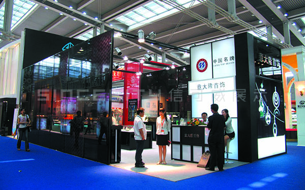 意大隆珠寶展臺搭建現場圖 意大隆珠寶展臺搭建現場圖