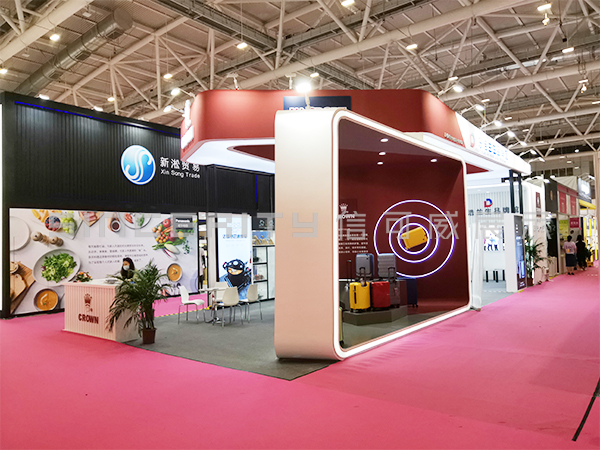 禮品展某參展商展會設(shè)計(jì)現(xiàn)場圖