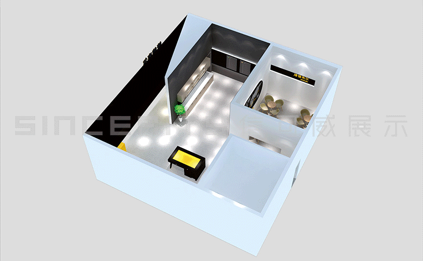 捷德維爾展臺設(shè)計效果圖 捷德維爾展臺設(shè)計效果圖