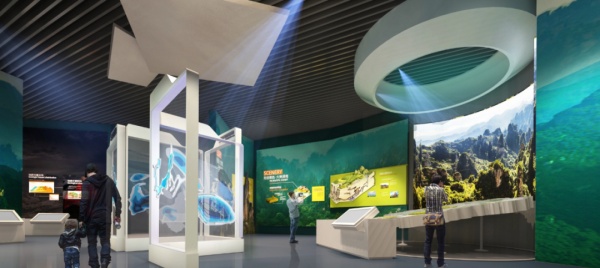 環(huán)保企業(yè)展廳設計