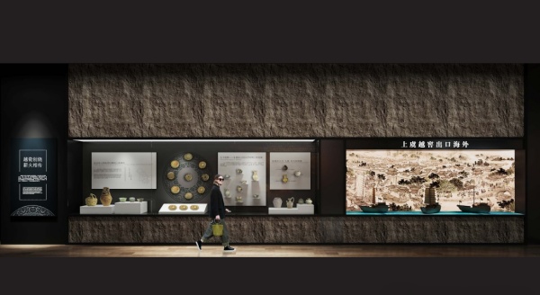 新中式國風博物館文化墻排版設計