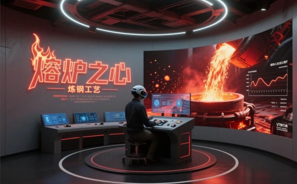 被千度鋼流燙到心跳，鋼鐵企業(yè)科技展廳也太酷了吧？