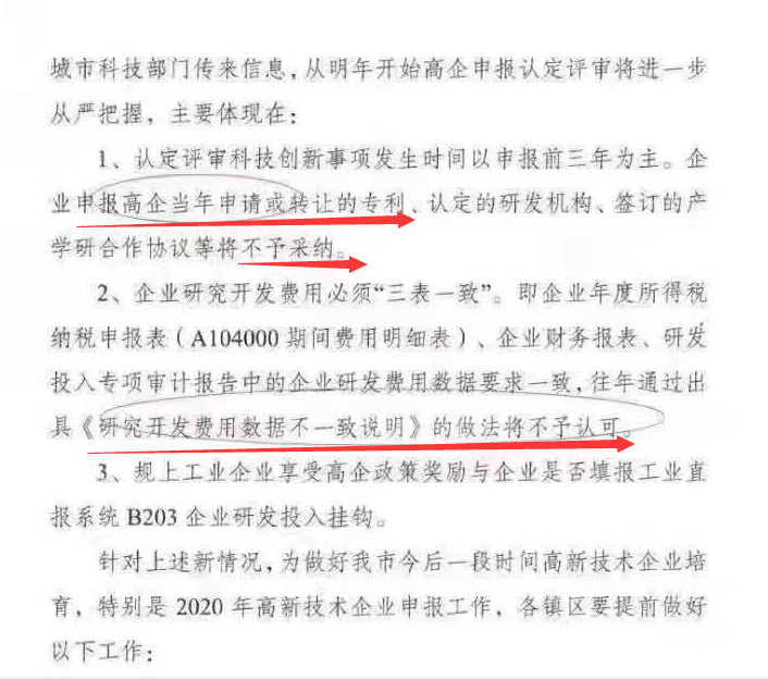 重要通知！明年申報國高的企業(yè)當年申請的知識產(chǎn)權(quán)不予認定！